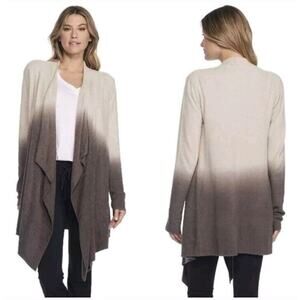 Barefoot dreams Cardigan SZ S/M Ombre Knit Calypso Wrap Lounge Coastal Soft 436